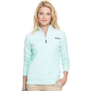 NEW Vineyard Vines Oxford Stripe Blue Half Zip